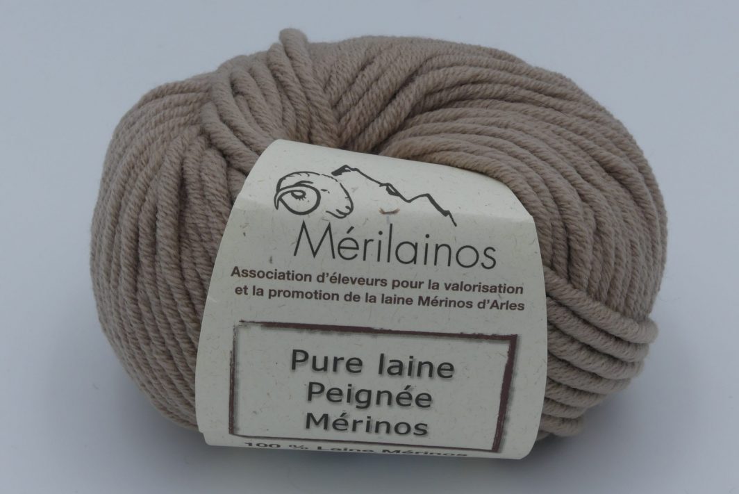 Pelote Mérinos Peignée Beige – Image 3