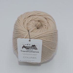 pelote de laine mérinos collection transhumance beige 4 brins