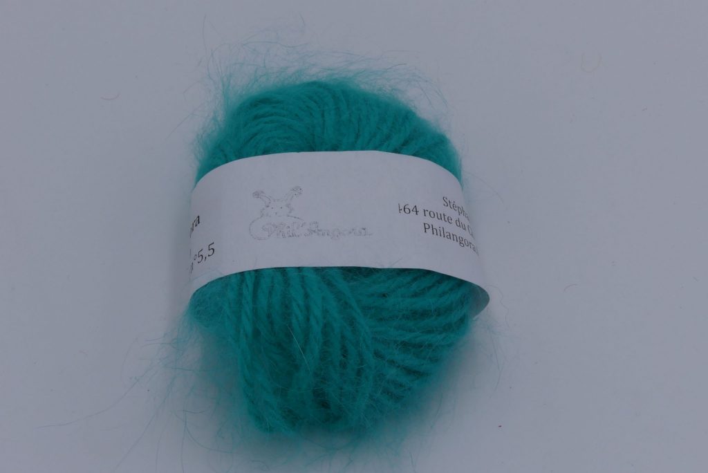 pelote coeur d'angora emeraude