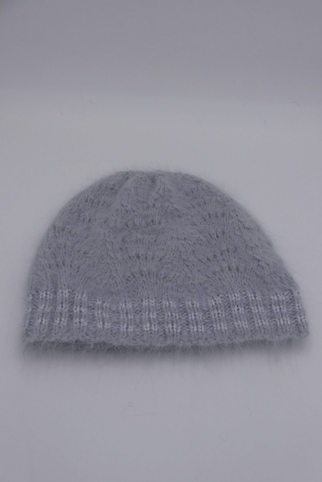 bonnet angora charleston gris perle