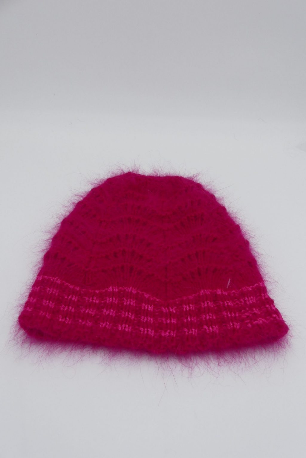 bonnet angora charleston rouge hermès