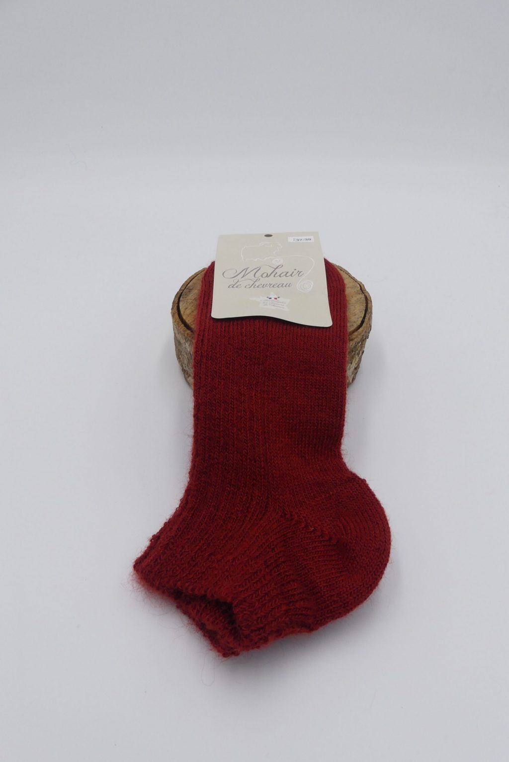 socquettes en mohair écureuil