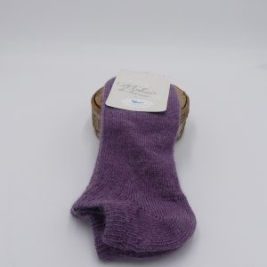 socquettes en mohair mauve