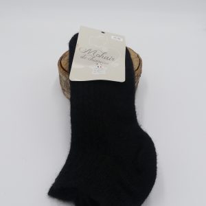 socquettes en mohair noir