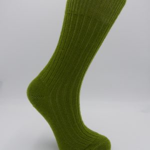 chaussettes en mohair courte anis