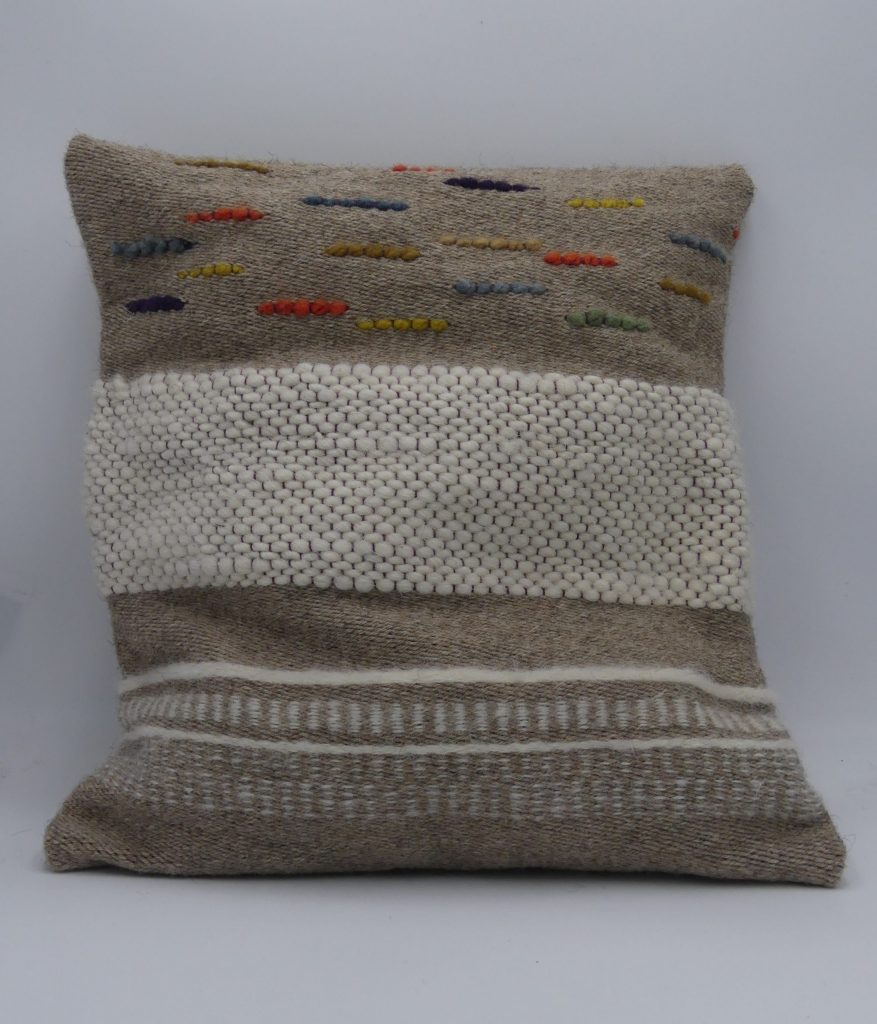 coussin en laine de bizet moyen nuage