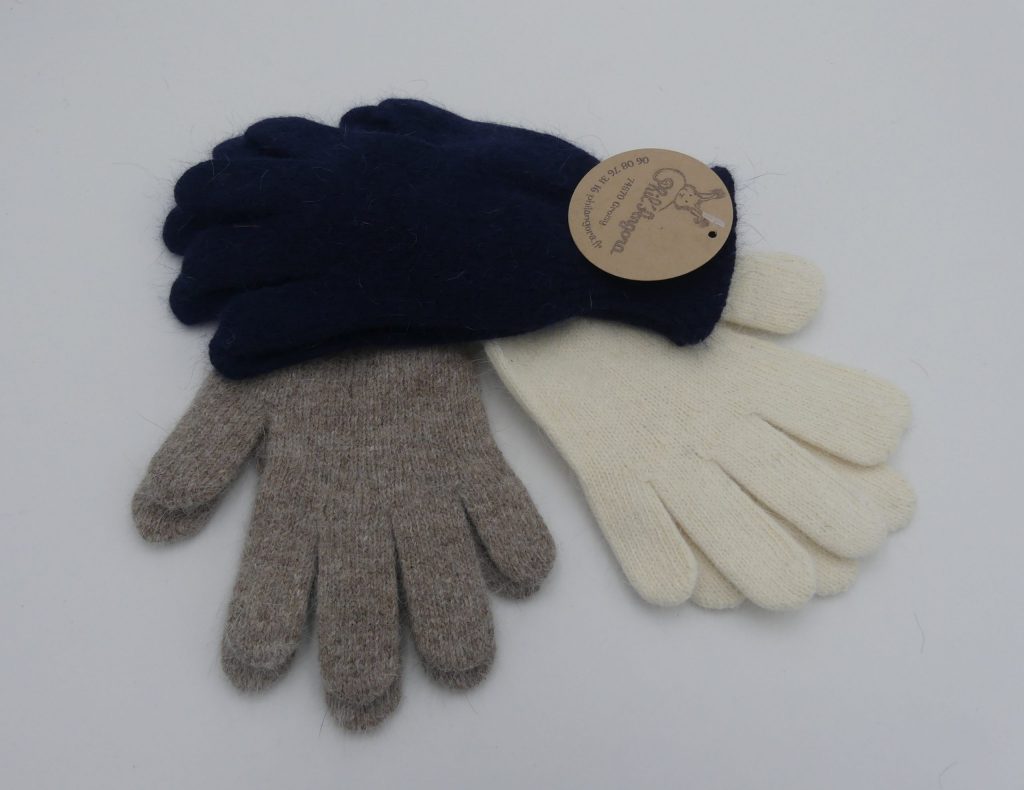 gants basiques en laine angora 3 couleurs