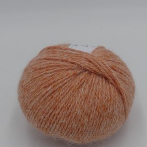 pelote de laine angora givrée abricot