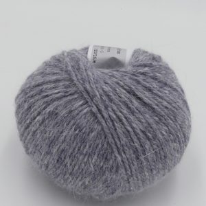 pelote de laine angora givrée bleu jean