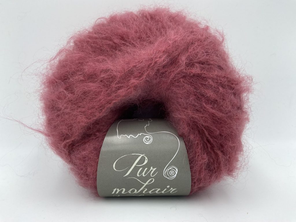 pelote pur mohair bois de rose