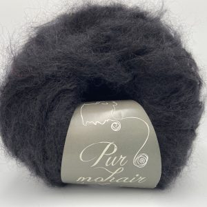 pelote pur mohair noir
