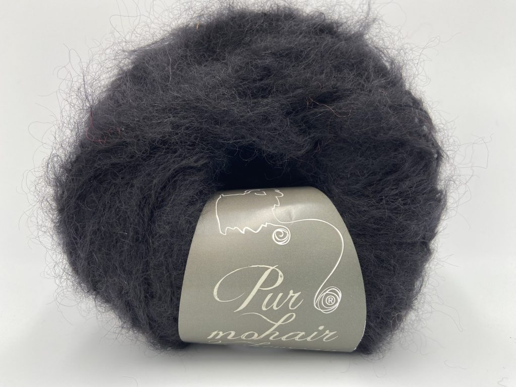 pelote pur mohair noir