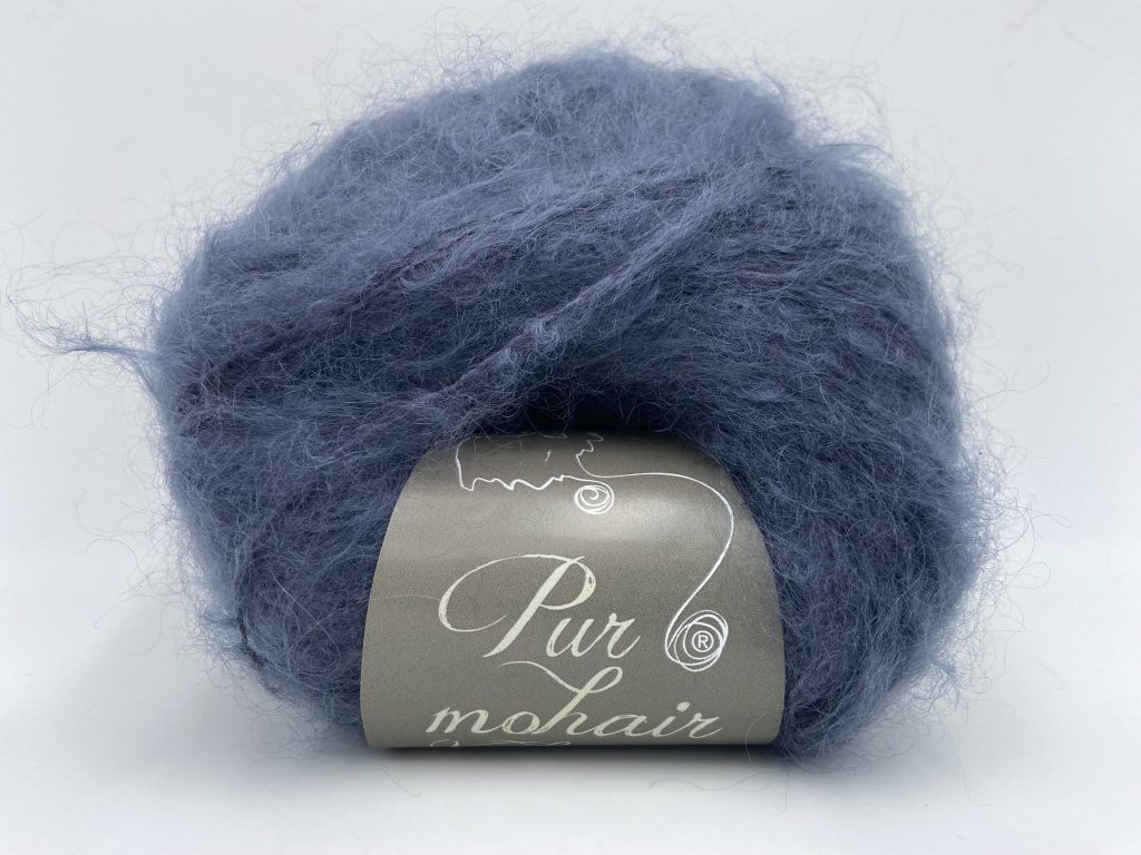 pelote pur mohair ardoise