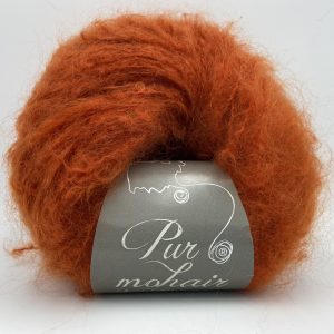 pelote pur mohair cuivre