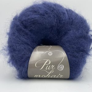 pelote pur mohair bleu nuit