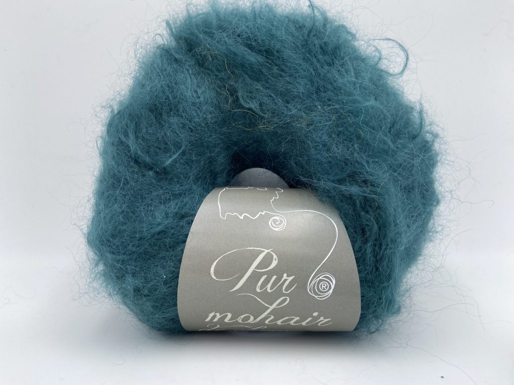 pelote pur mohair paon