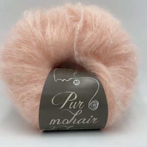 pelote pur mohair rose coton