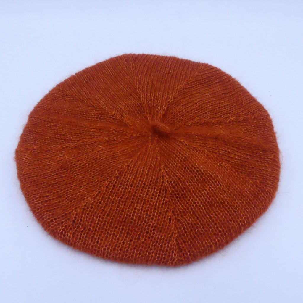 béret sica laine mohair et soie cuivre