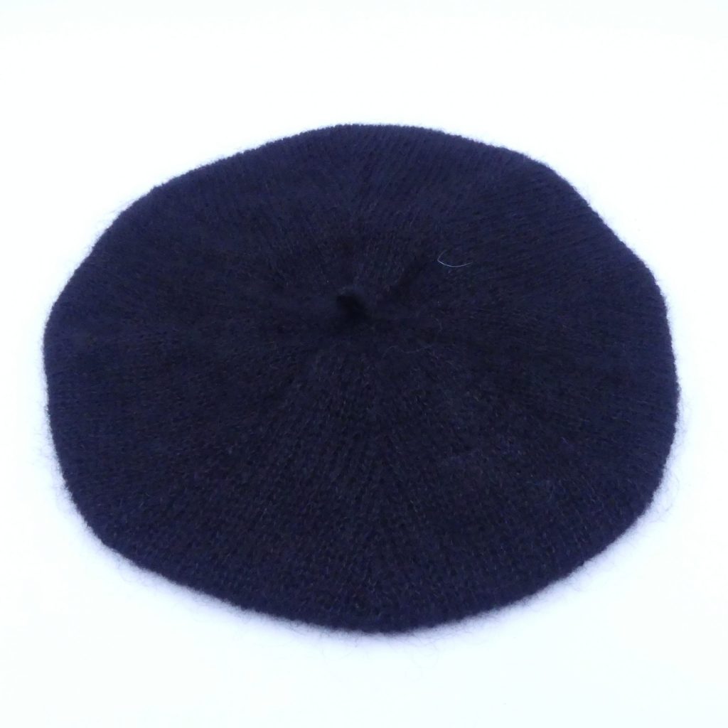 béret sica laine mohair et soie noir