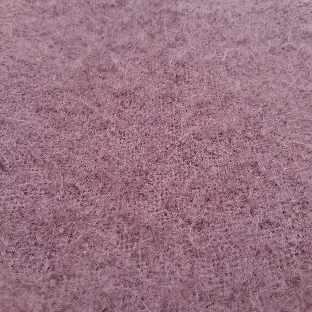 plaid mohair et soie améthyste