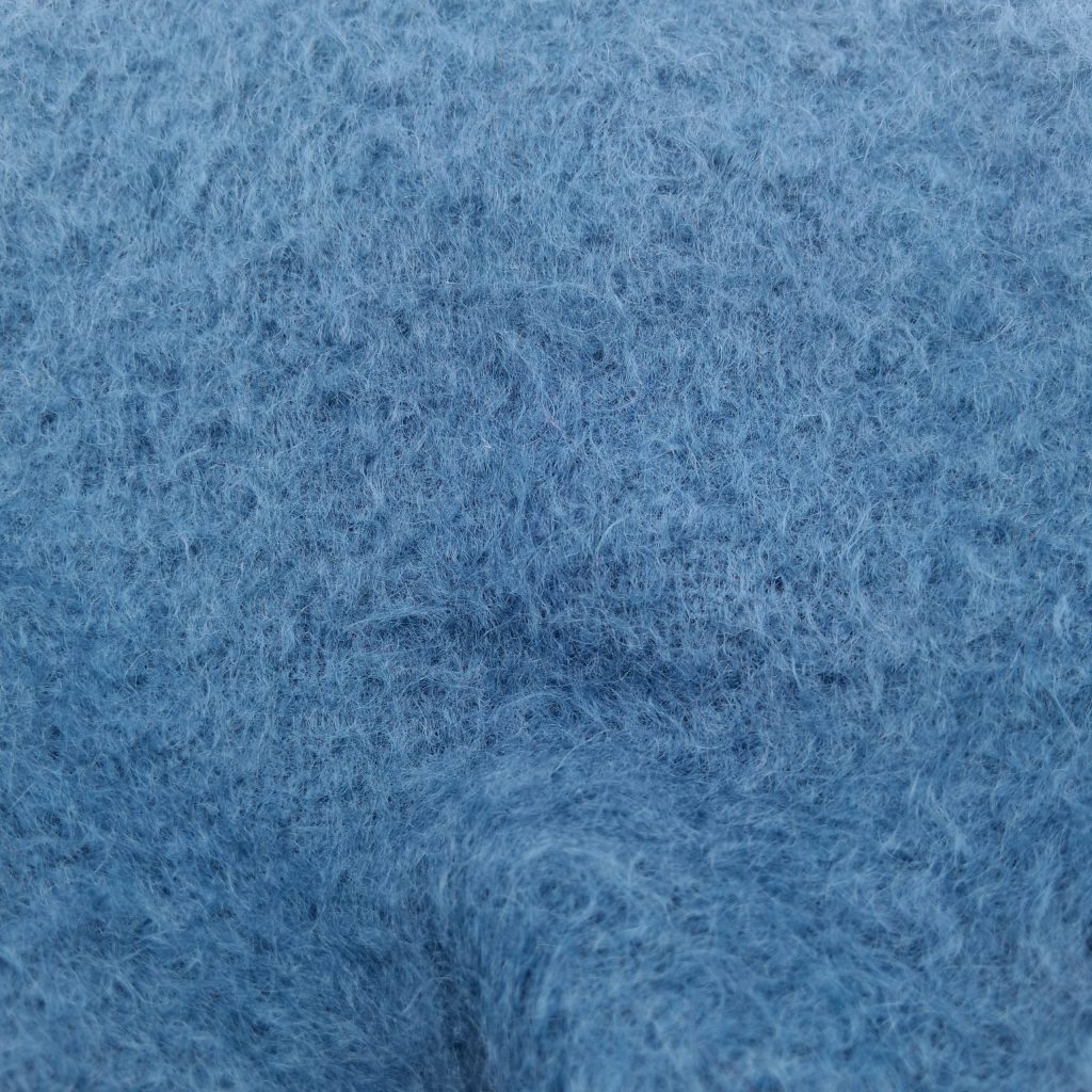 plaid mohair et soie écume