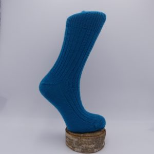 chaussettes en laine mohair lagon