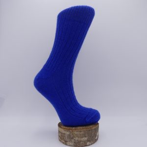 chaussettes en laine mohair outremer