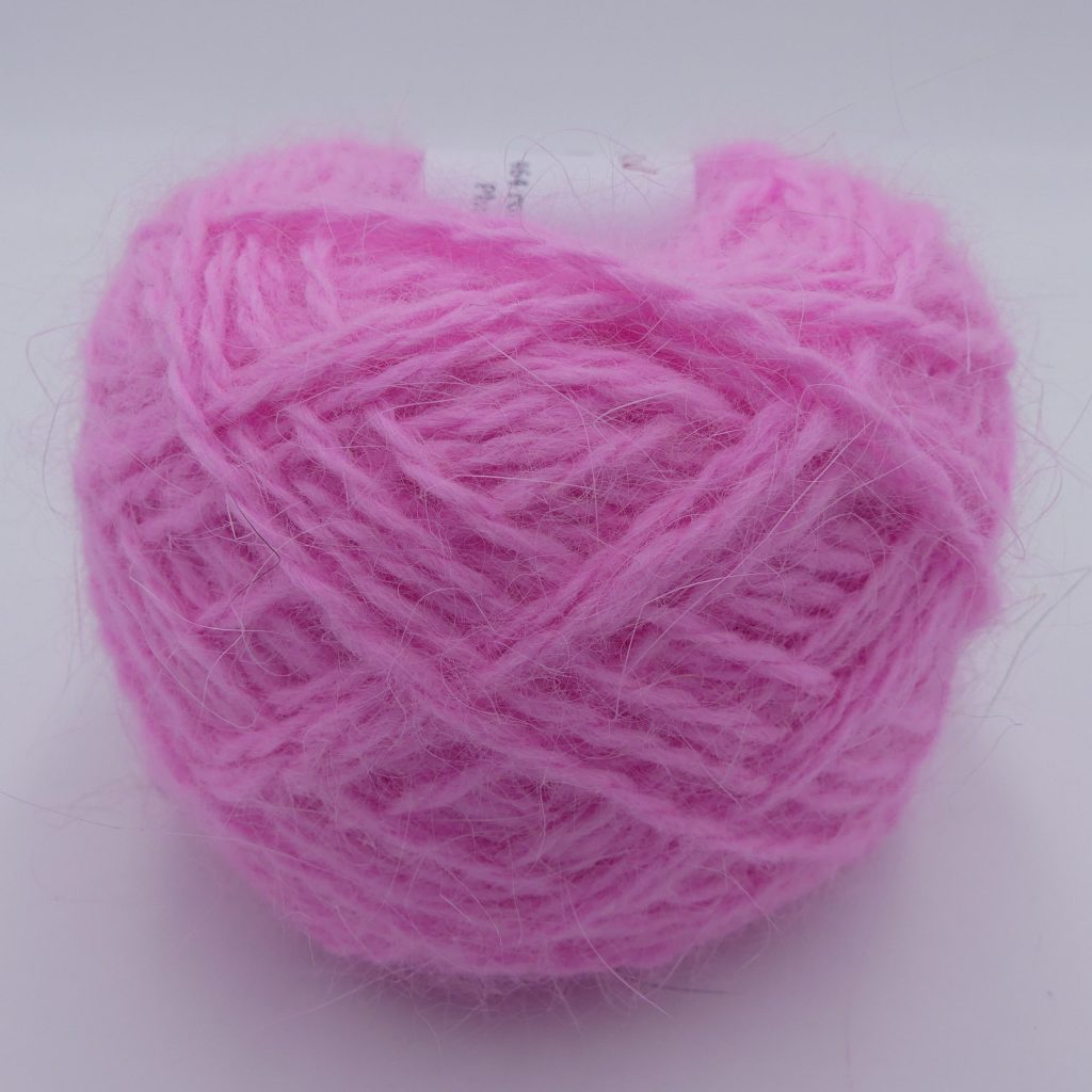pelote de laine angora douceur plus rose vif