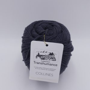 pelote de laine mérinos peignée collection transhumance ardoise