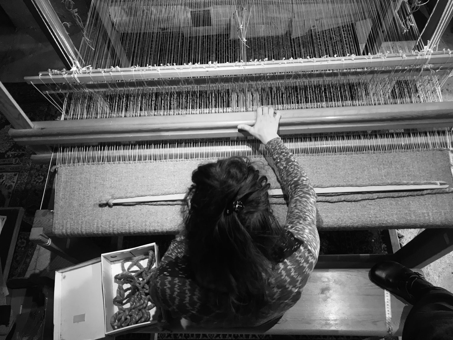 Anaïs et le tissage