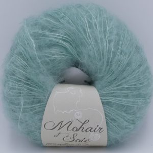 pelote de laine mohair et soie diva amande