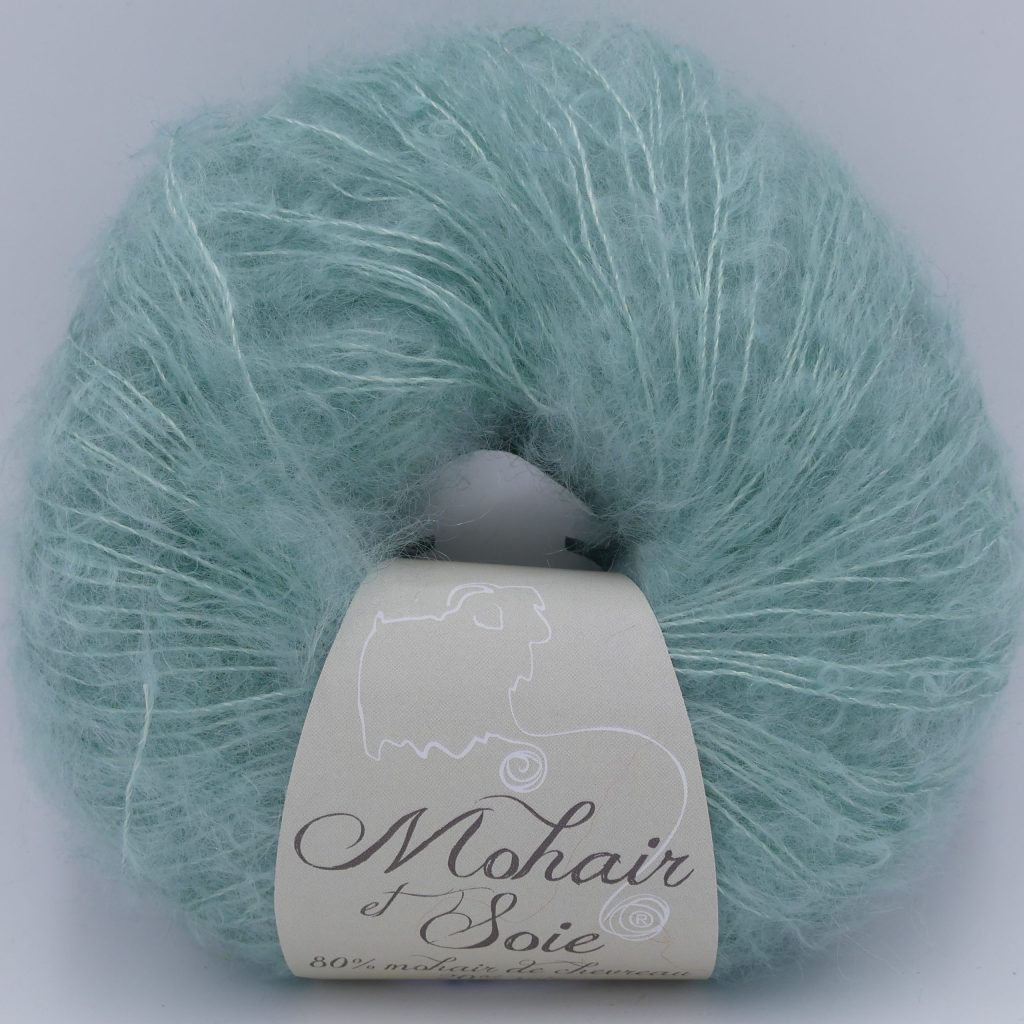 pelote de laine mohair et soie diva amande