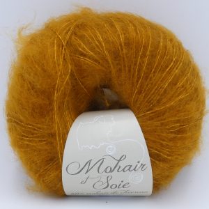 pelote de laine mohair et soie diva maïs