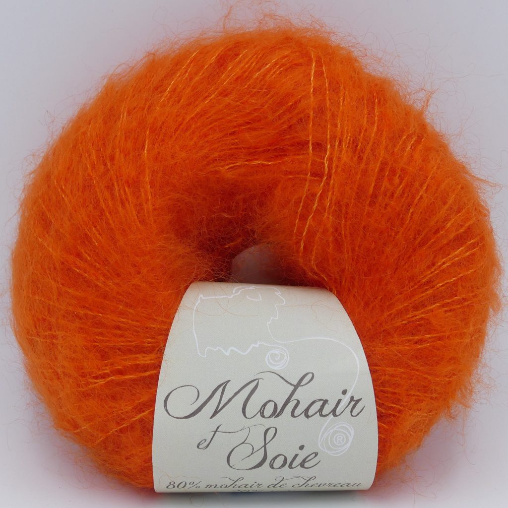 pelote de laine mohair et soie diva navel