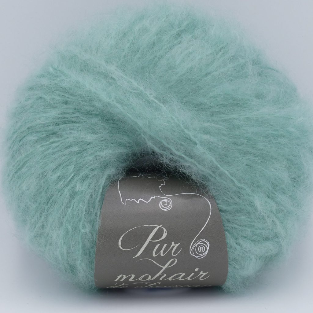 pelote de laine pur mohair de chevreau caresse amande