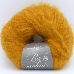 pelote de laine pur mohair de chevreau caresse maïs